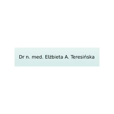 Teresińska Elżbieta, dr nauk med. otolaryngolog, Spec. foniatra, audiolog