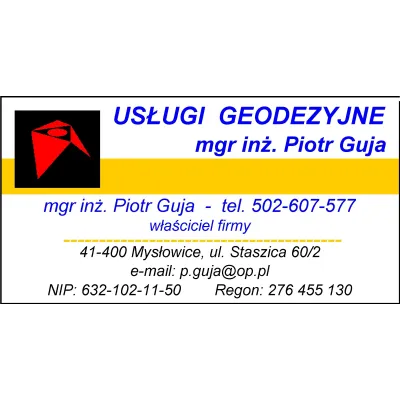 Usługi Geodezyjne mgr inż. Piotr Guja